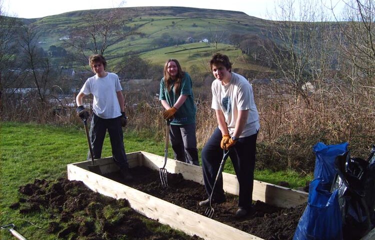 Image of Vegetable Plot, February 2007