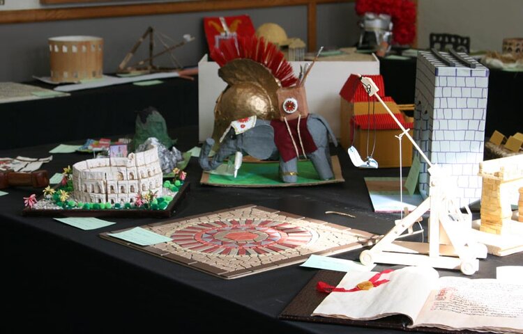 Image of Year 7 History Models Exhibition July 2009