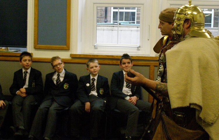 Image of Year 7 visit from the Romans December 2008