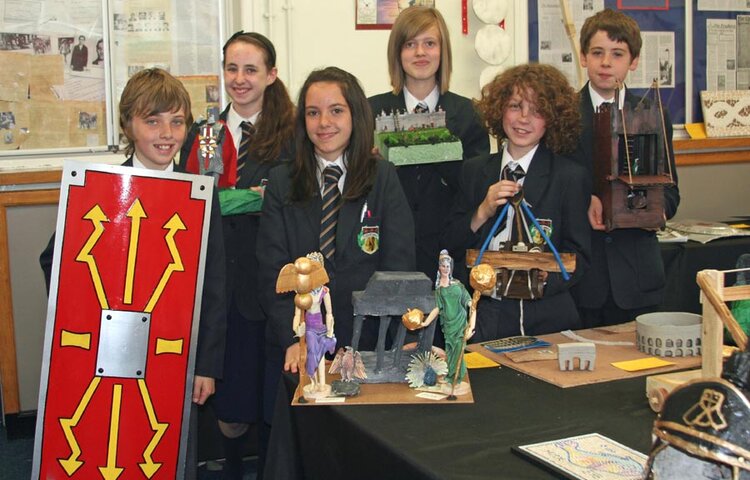 Image of Year 7 History Models Exhibition July 2010