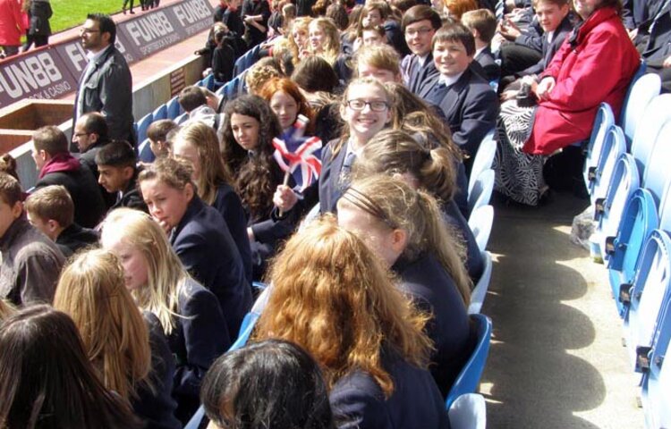 Image of The Queen Visits Burnley May 2012