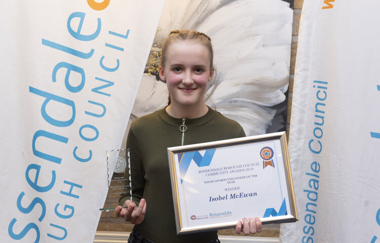 Image of Isobel wins Young Sports Volunteer of the Year 