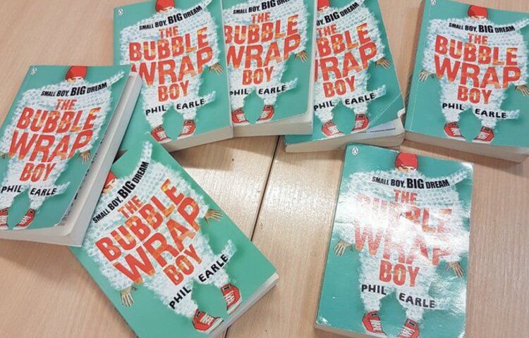 Image of Bubble Wrap Boy for Year 8 Book Club 