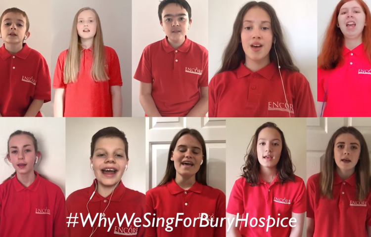 Image of Encore Youth Choir Sings for Bury Hospice