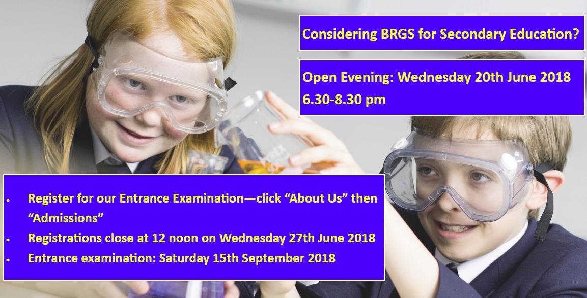 Image of BRGS Open Evening 