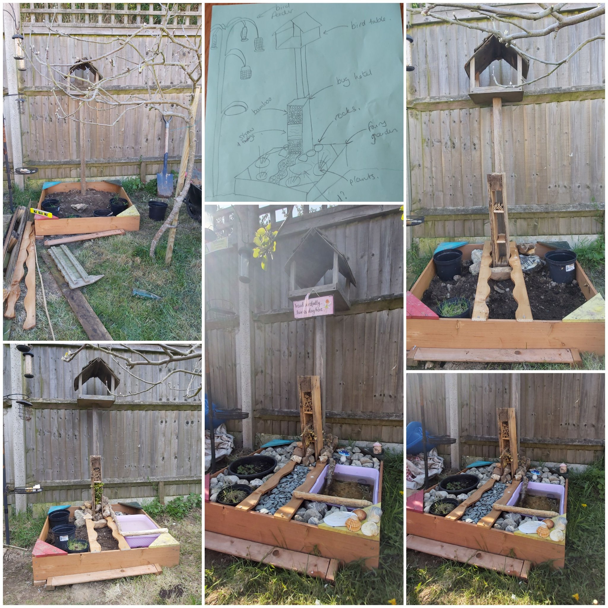 Image of Sophia's fairy garden