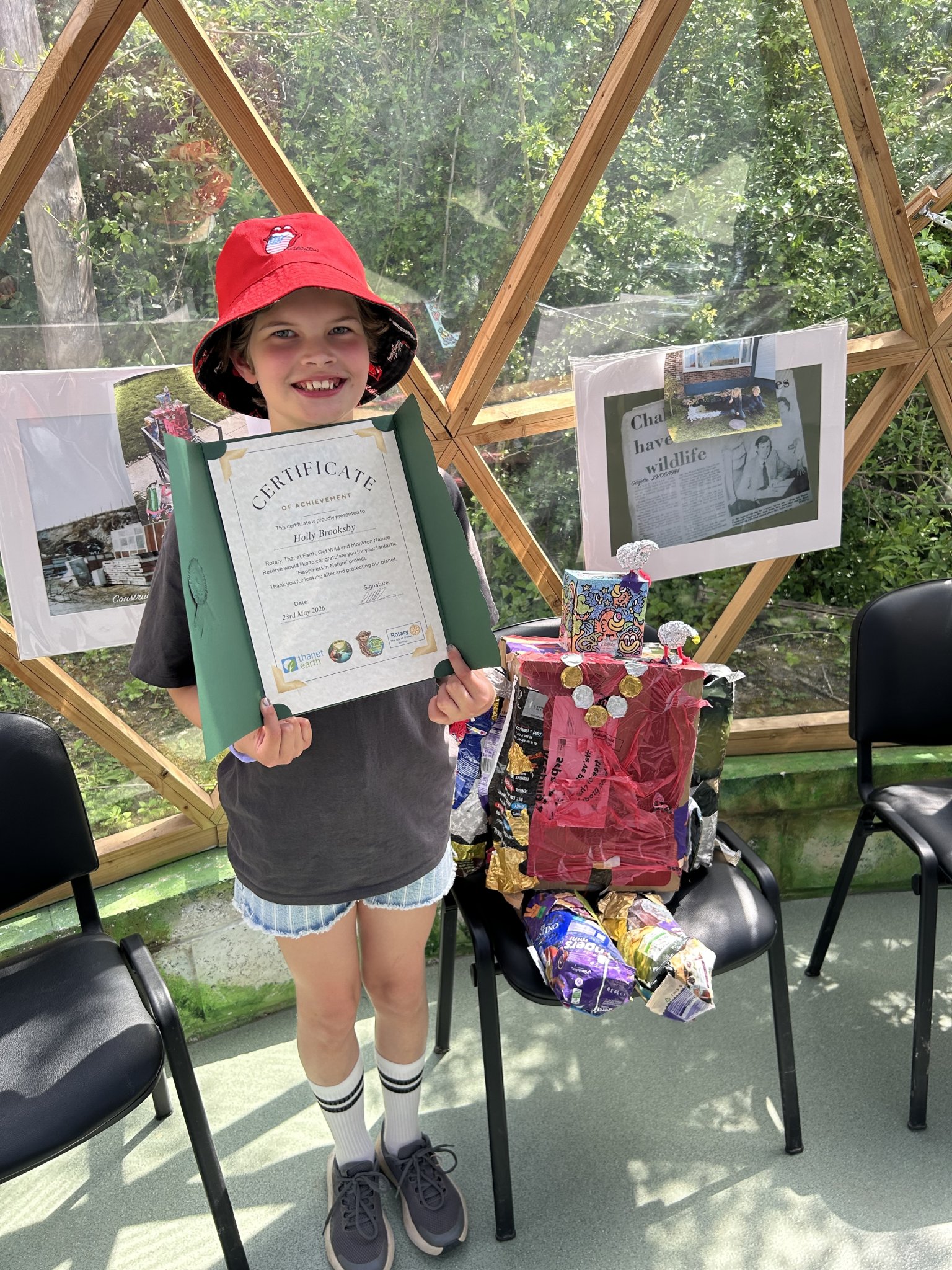 Image of Young Environmentalist of the Year Success for Holly