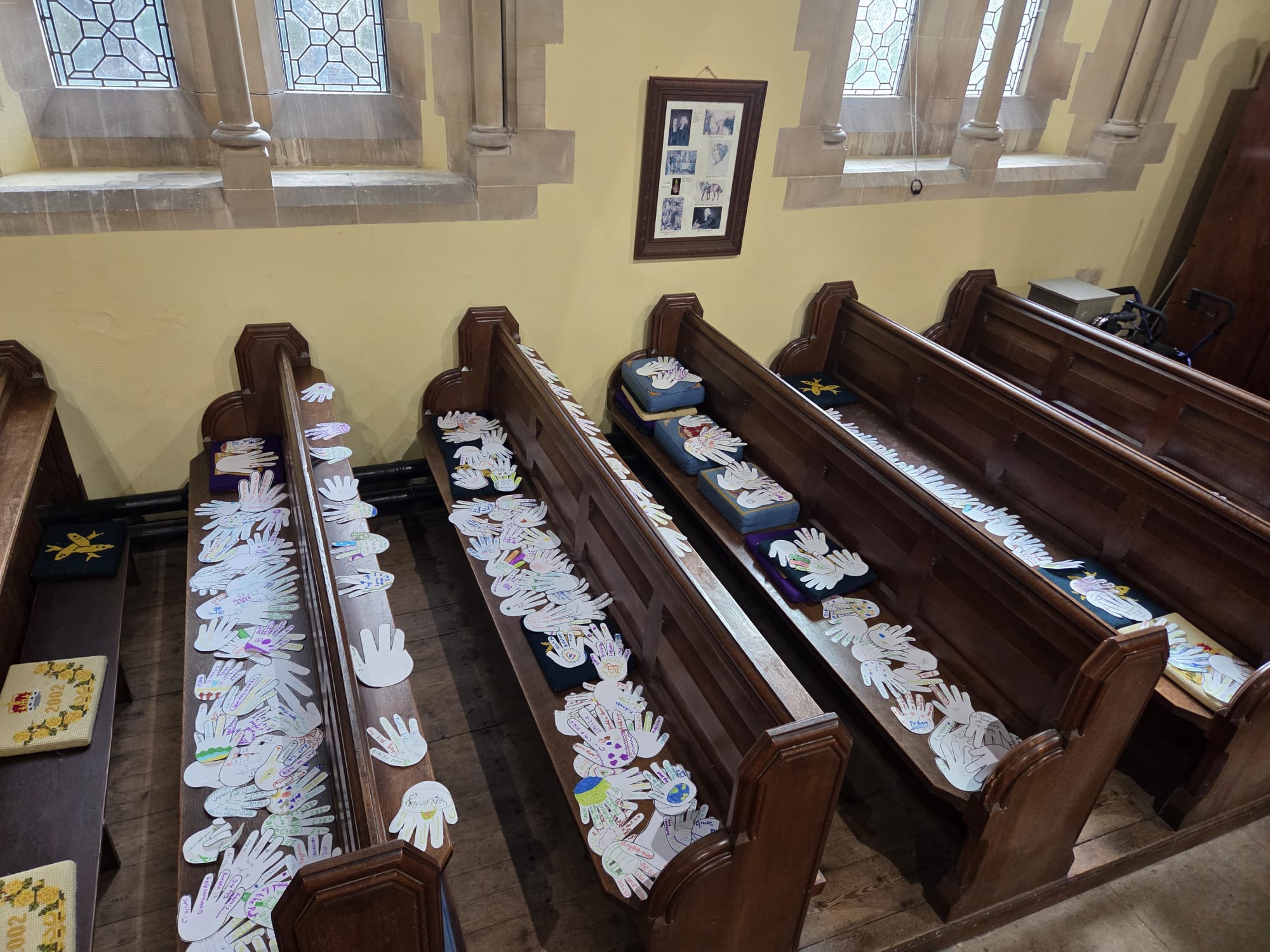 Image of Pupils Take Part in Lent Prayer Stations