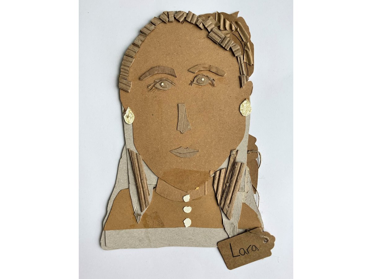 Cardboard Relief Self-Portraits — Brightworks School - an innovative K-12  school