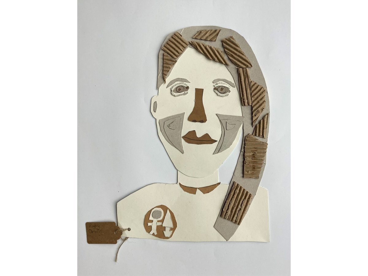 Cardboard Relief Self-Portraits — Brightworks School - an innovative K-12  school
