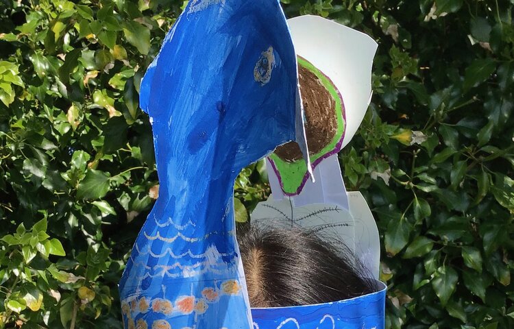 Image of Peacock hats - Year 2