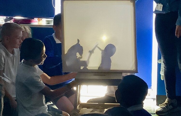 Image of Clockwork shadow puppets - Year 5