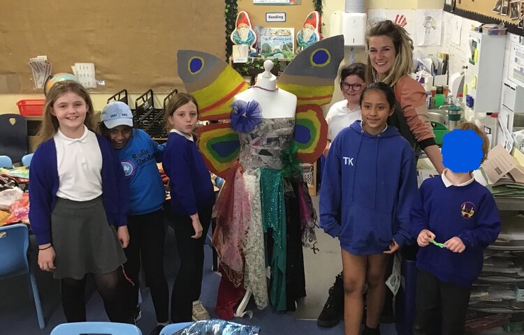 Image of Fashion designer Dulcima visits our club