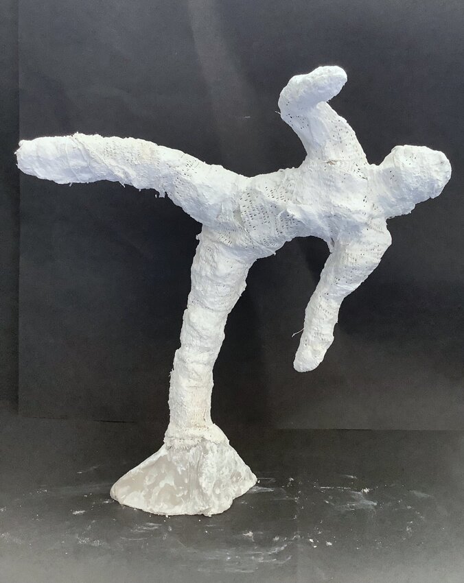 Image of The human figure in motion - sculpture