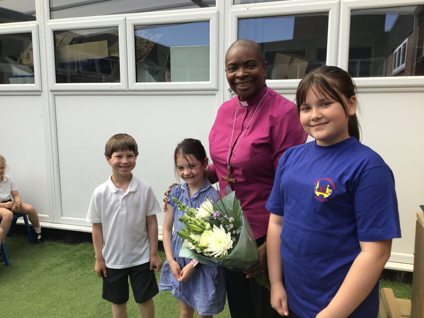 Image of Bishop Rose Hudson-Wilkin's visit