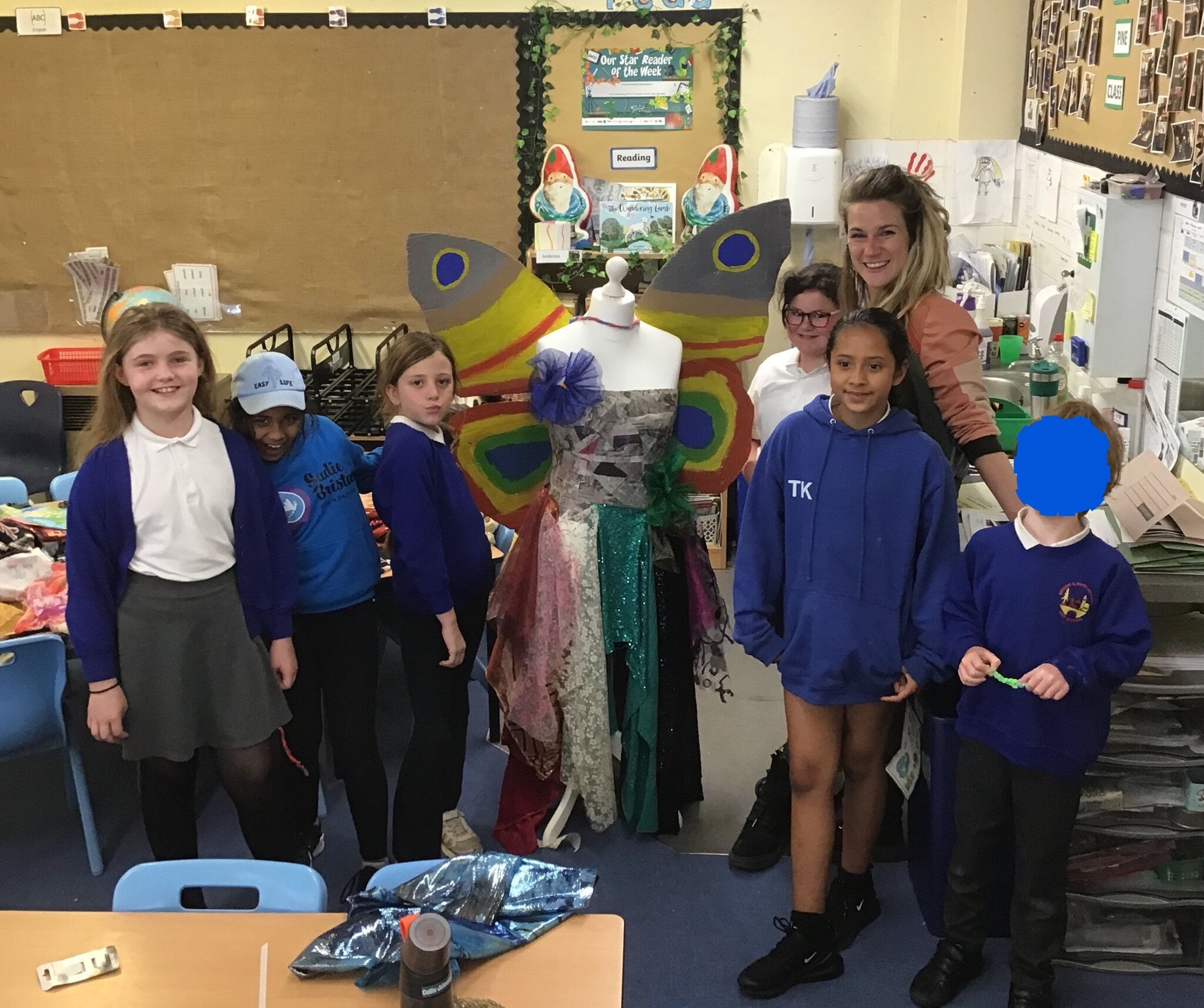 Image of Fashion designer Dulcima visits our club