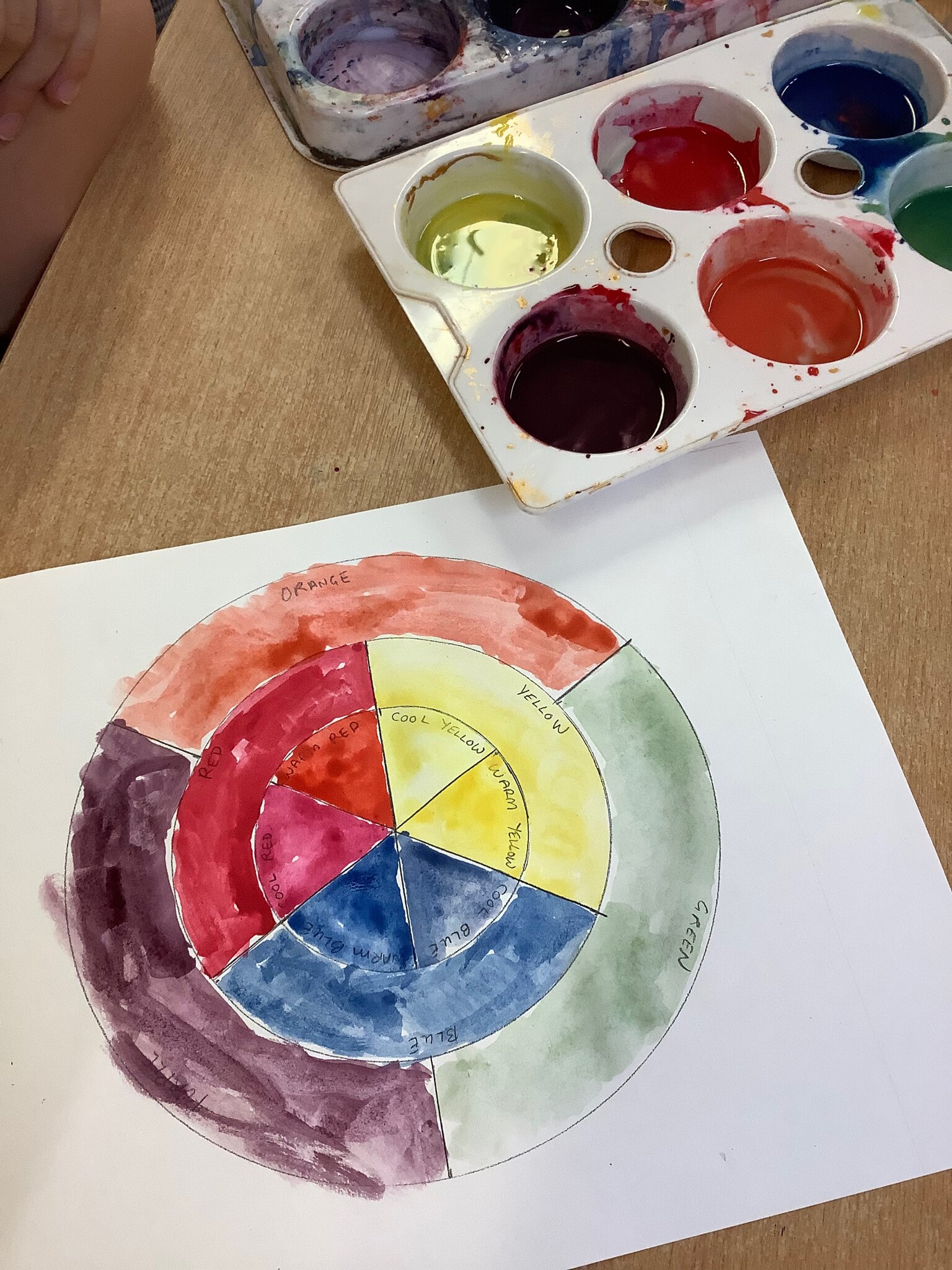 Image of Year 5 - Sir Isaac Newton’s colour wheel