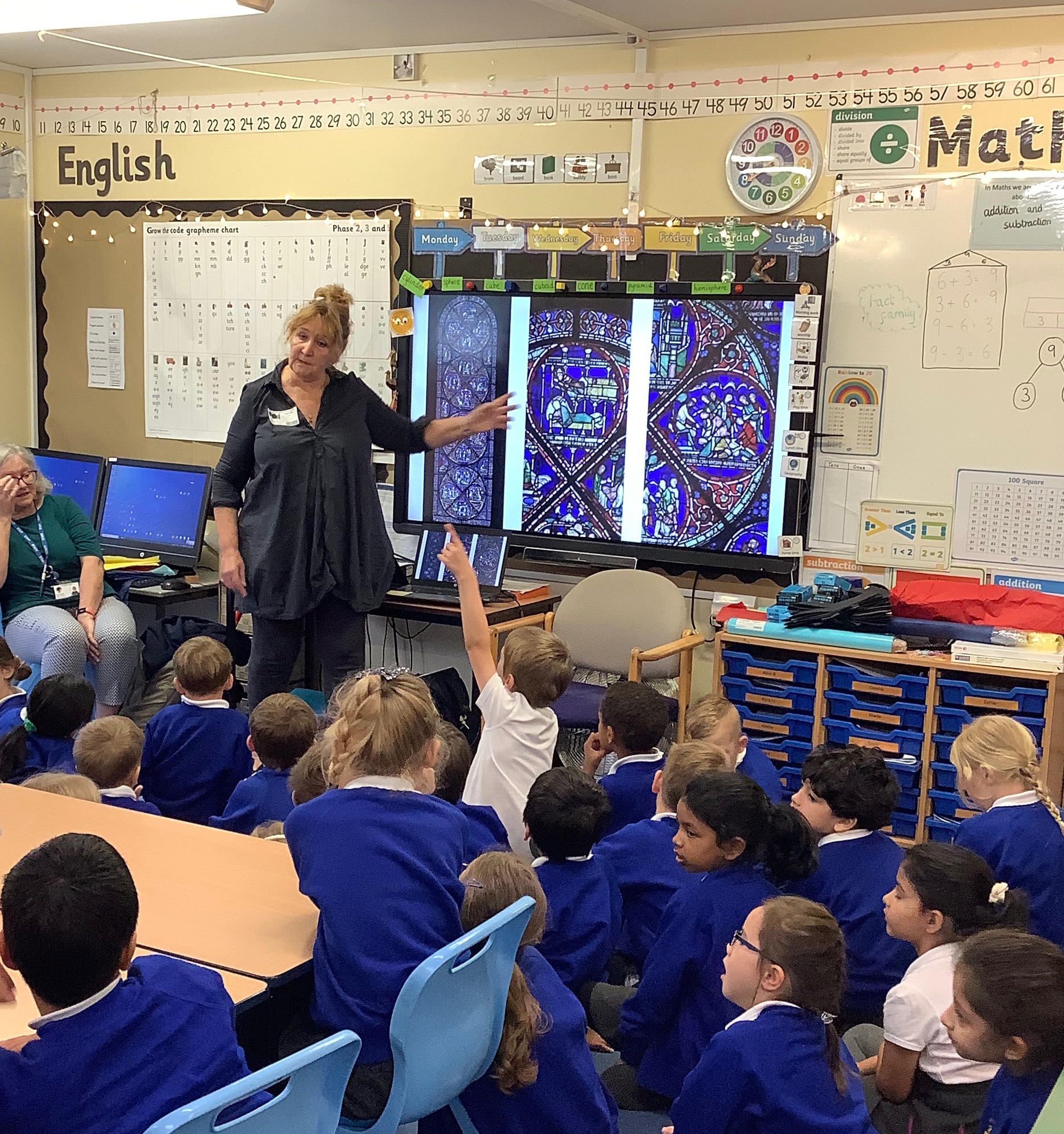 Image of Year 2 - Stained Glass windows