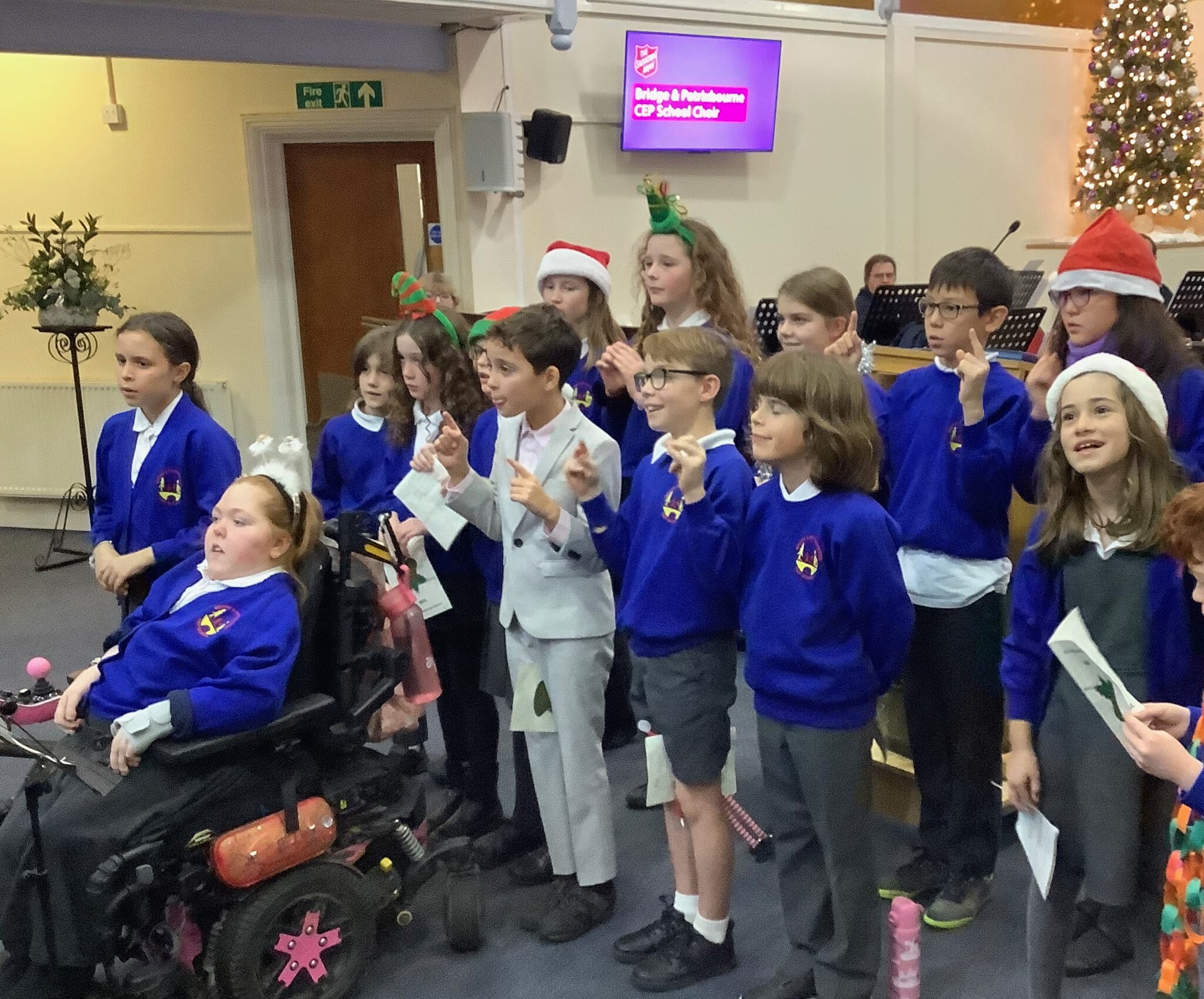 Image of Bridge choir - Salvation Army carol concert