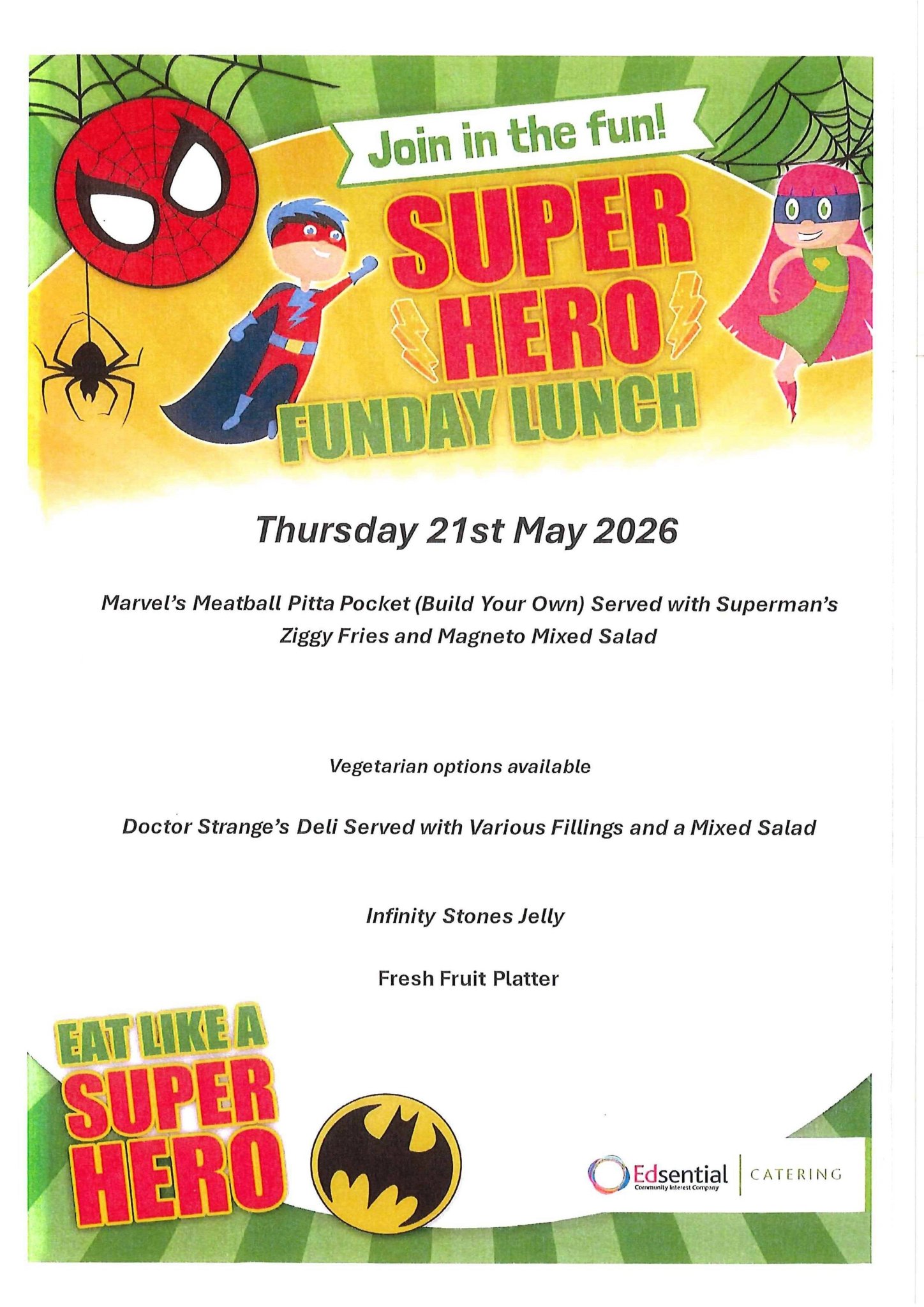 Image of Super Hero Funday Lunch