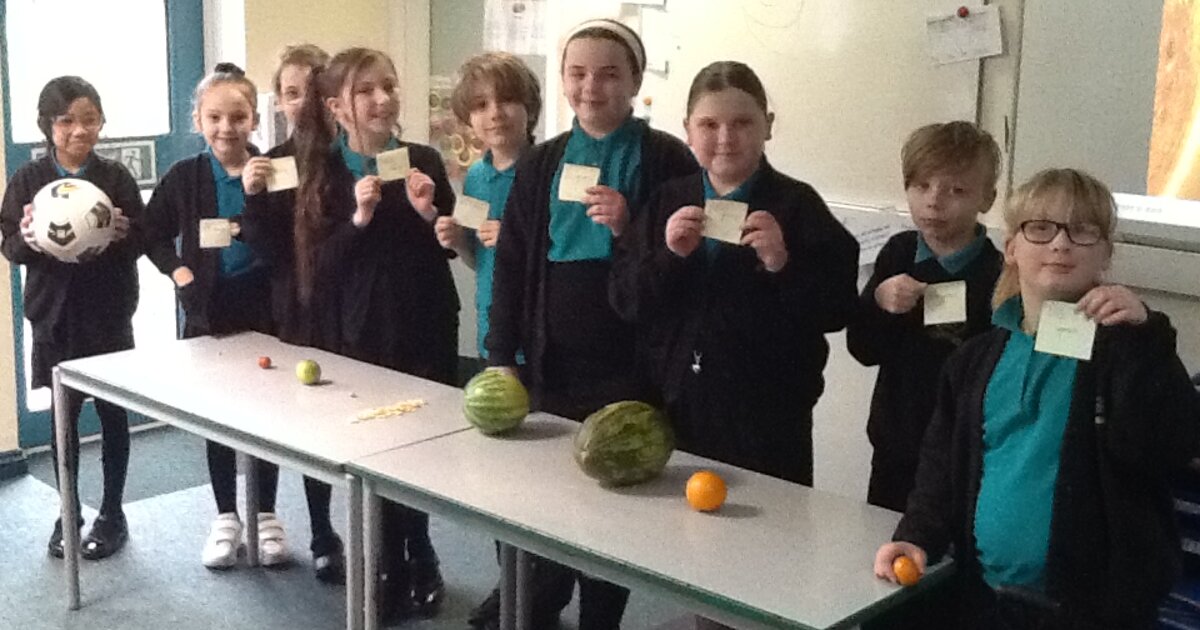 Year 5 comparing planetary sizes brookside primary school
