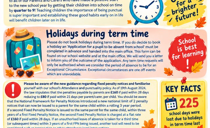 Image of Attendance Newsletter - September 2026 