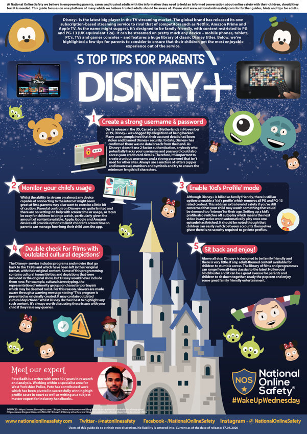 Image of E-Safety: Disney+