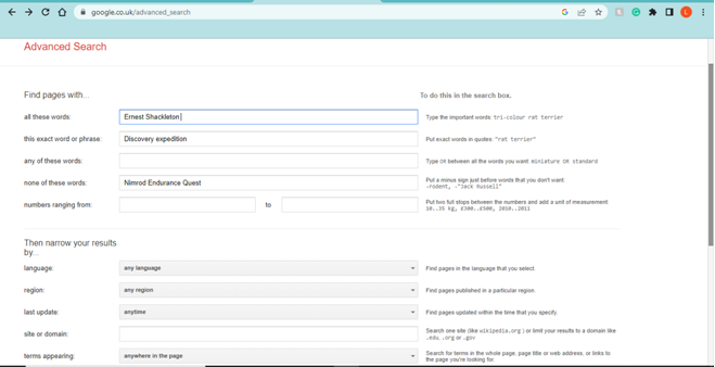 Image of Mastering Advanced Google Searches: A Journey of Discovery for Year 5