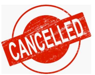 Image of CANCELLED!