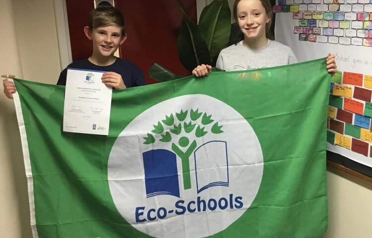 Image of Our school has been awarded the Green Flag status to show we are an Eco School