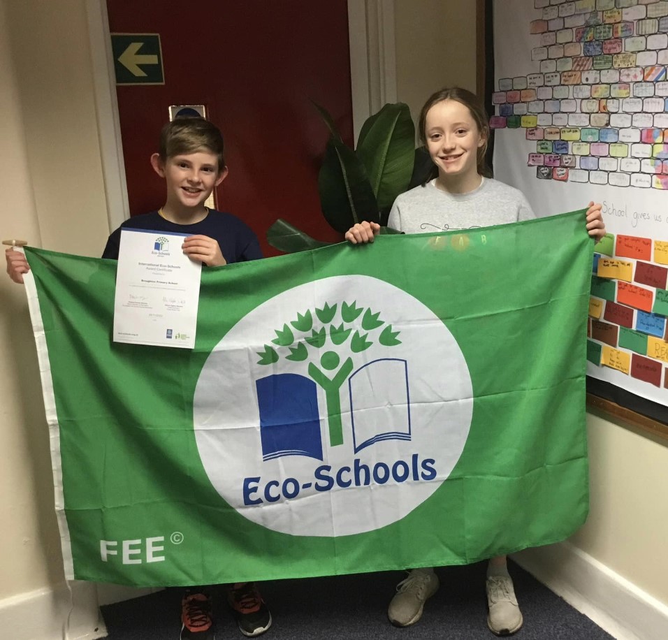 Image of Our school has been awarded the Green Flag status to show we are an Eco School