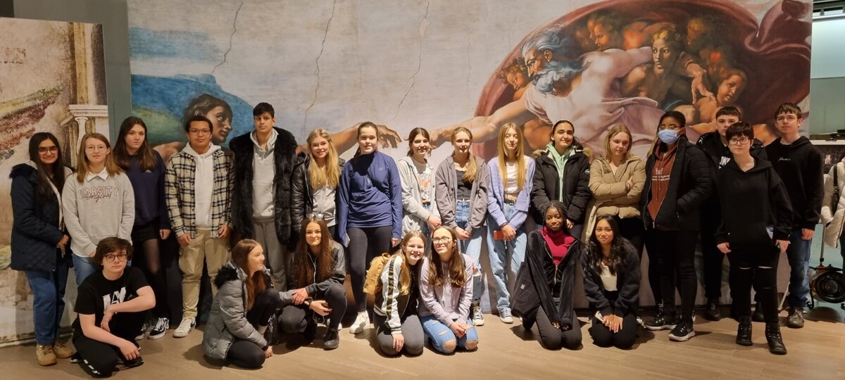 Image of RE Sistine Chapel Exhibition Trip