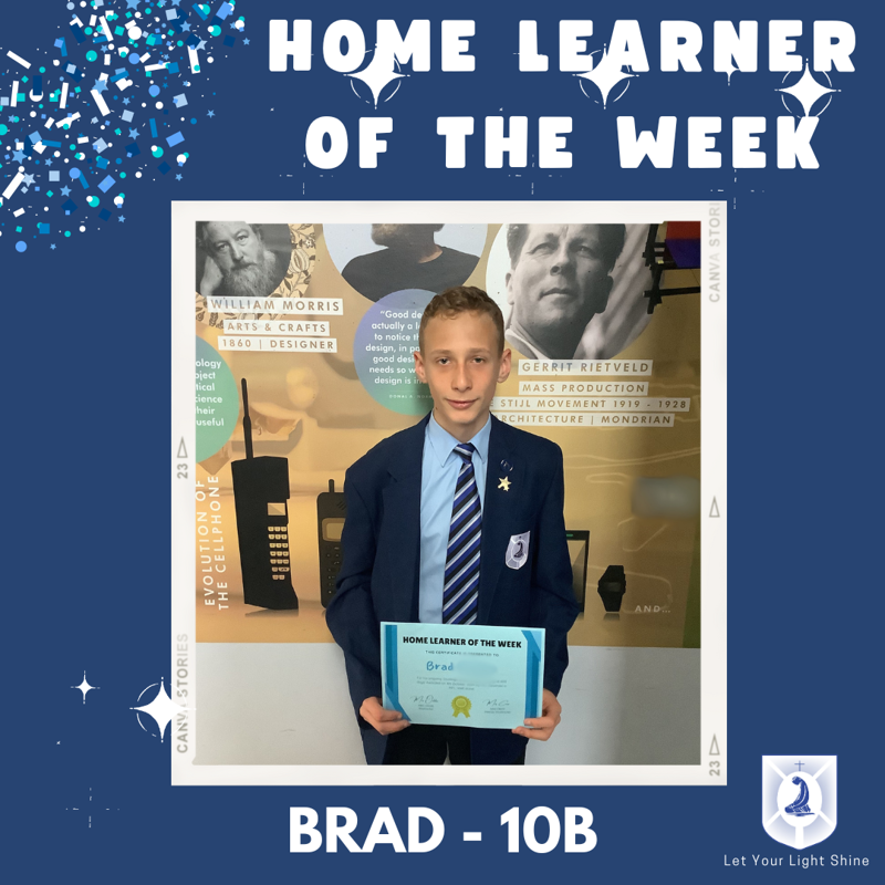 Image of Home Learner of the Week - 04/10/2024