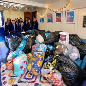 Our school community came together to fill our minibus full of essential supplies which were then delivered to those impacted by the crisis in Ukraine.