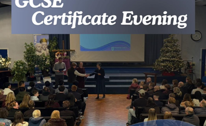 Image of GCSE Certificate Evening