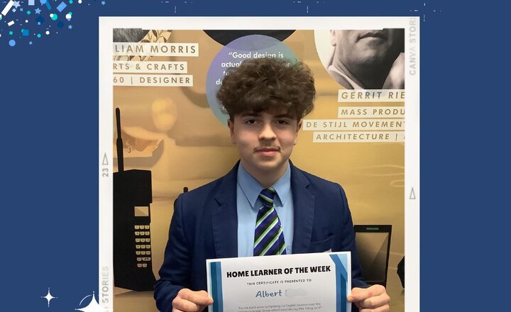 Image of Home Learner of the Week - 12/01/2026