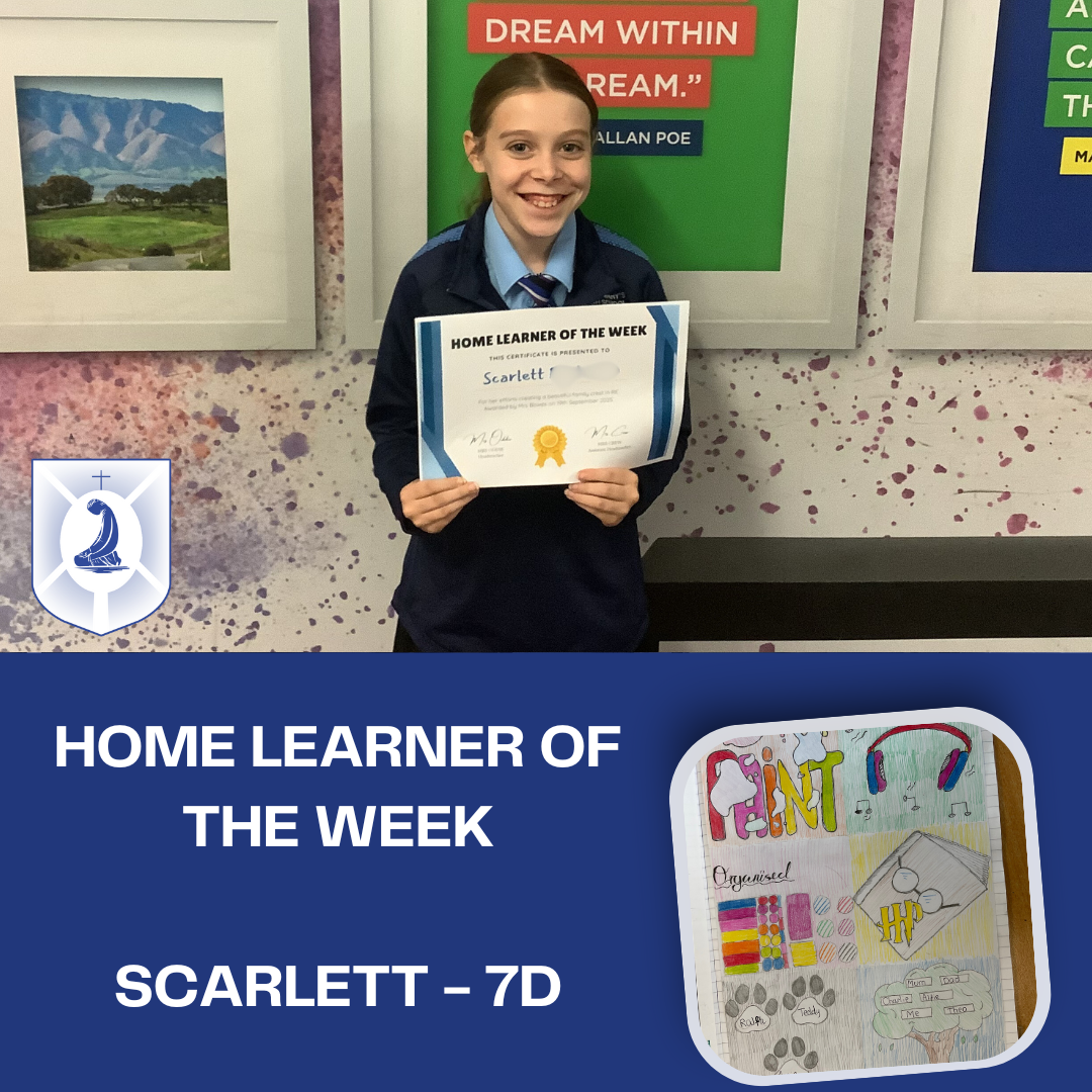 Image of Home Learner of the Week - 19/09/25