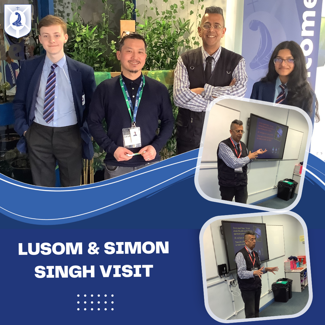 Image of LUSoM & Simon Singh Visit