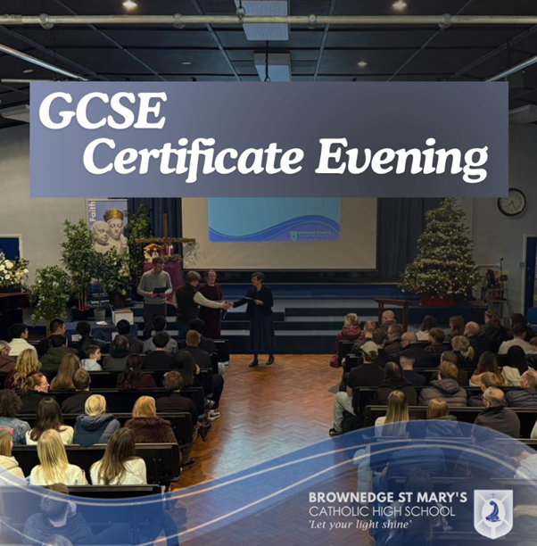 Image of GCSE Certificate Evening