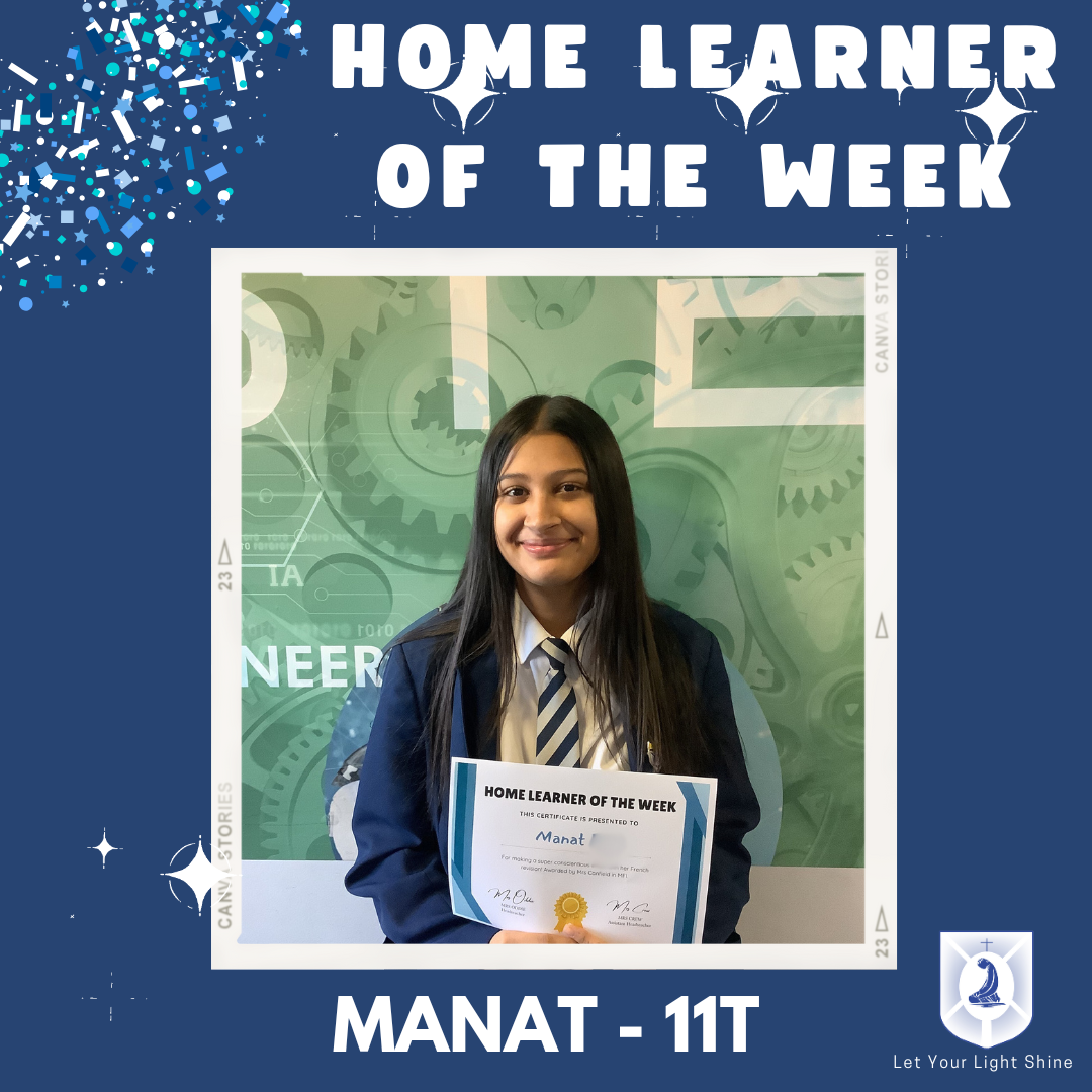 Image of Home Learner of the Week - 15/01/2025