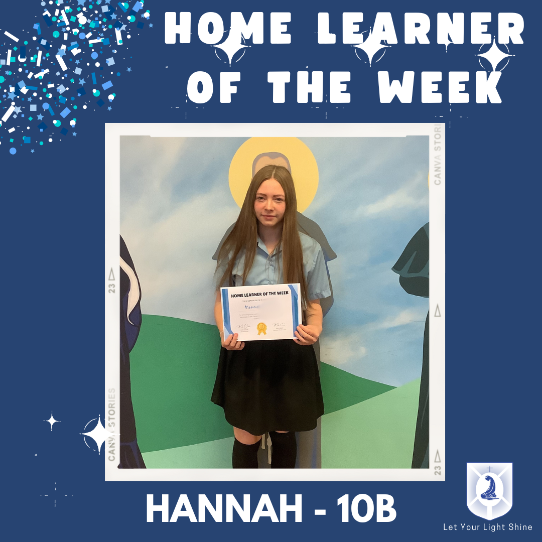 Image of Home Learner of the Week - 09/12/2024