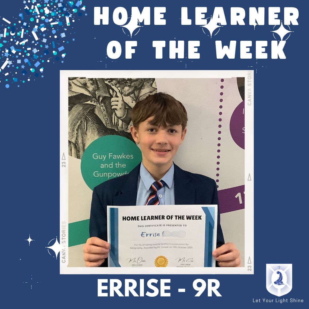 Image of Home Learner of the Week - 22/10/25