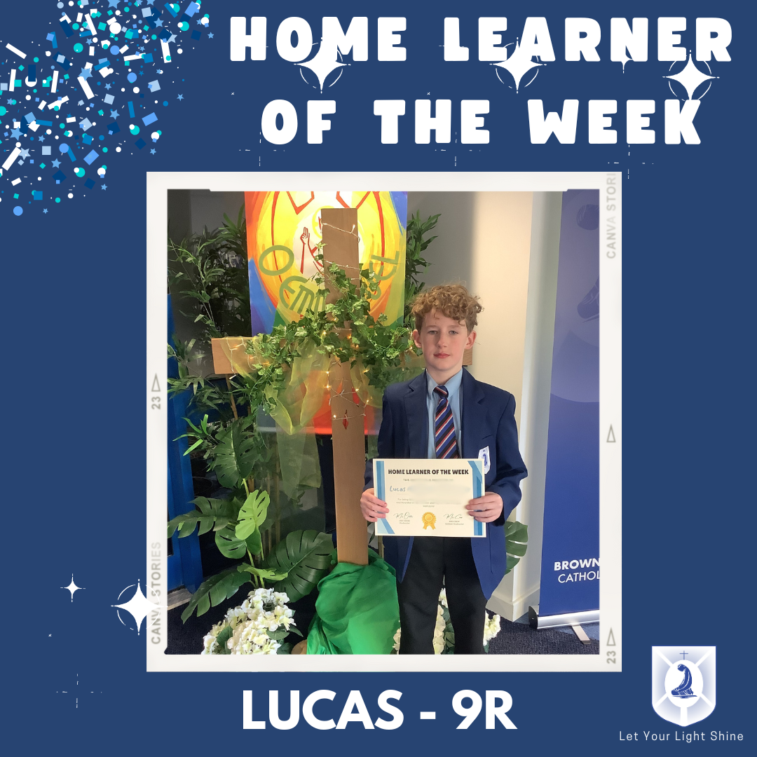 Image of Home Learner of the Week - 18/10/24