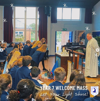 Image of Year 7 Welcome Mass