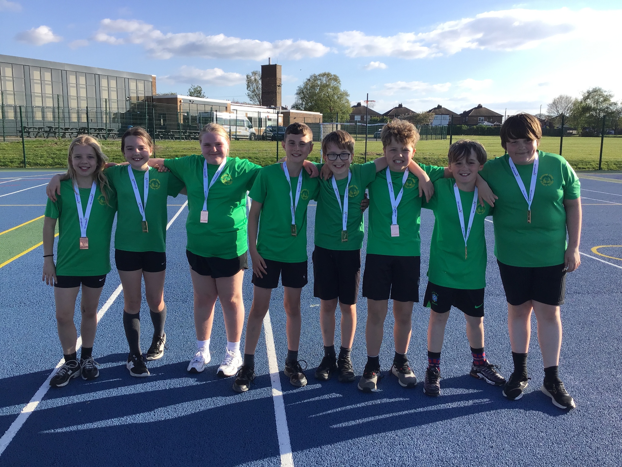 Image of Netball Team Celebrate Bronze Medal Success