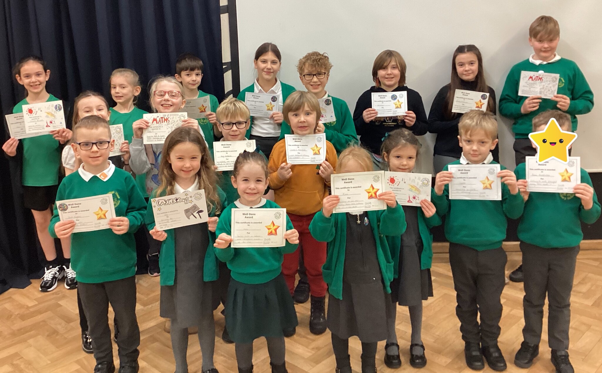 Image of Well Done Certificate Winners 