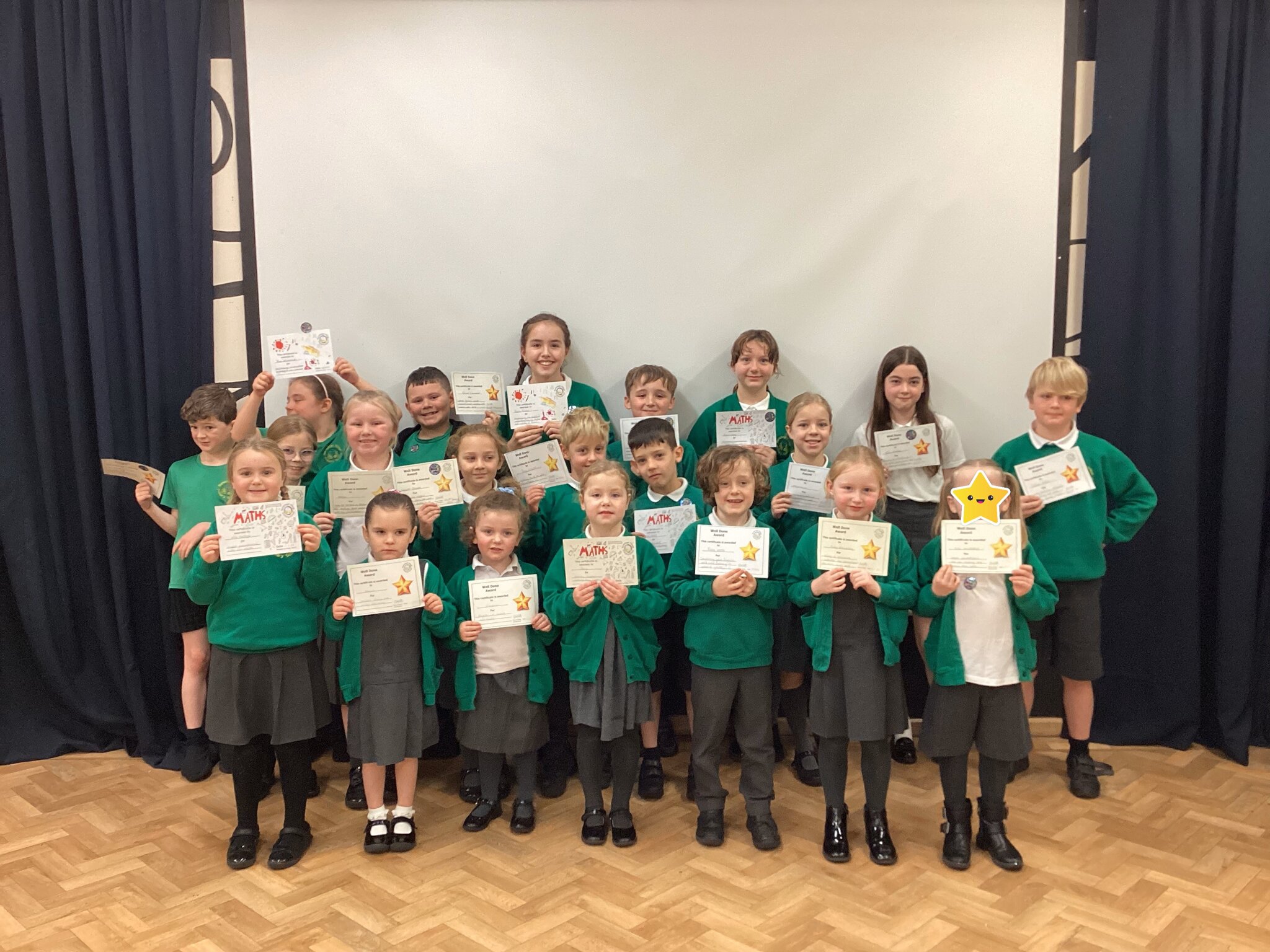 Image of Well Done Certificate Winners 