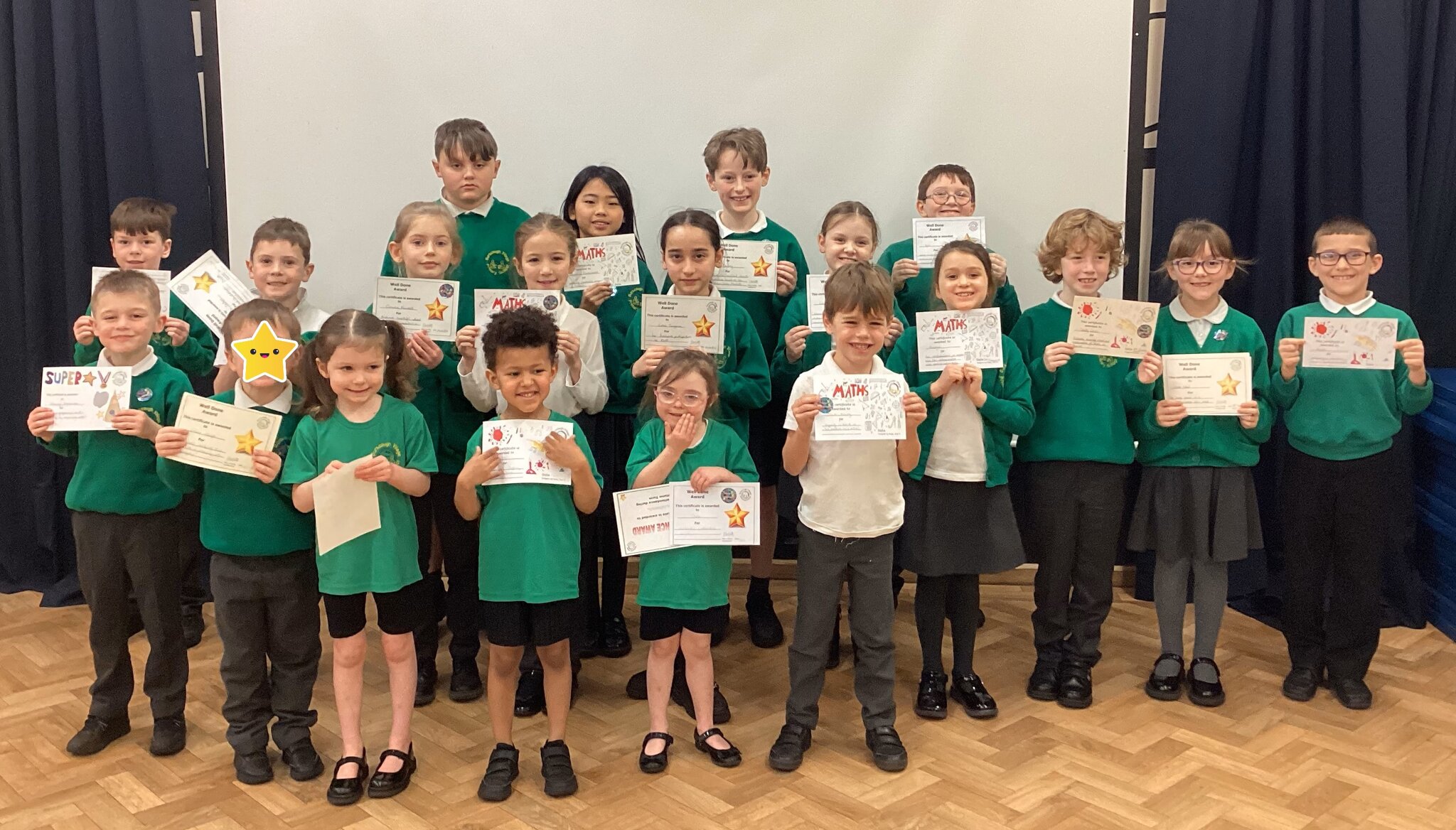 Image of Well Done Certificate Winners 