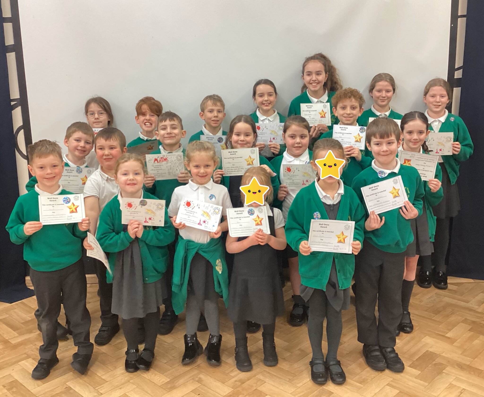 Image of Well Done Certificate Winners 