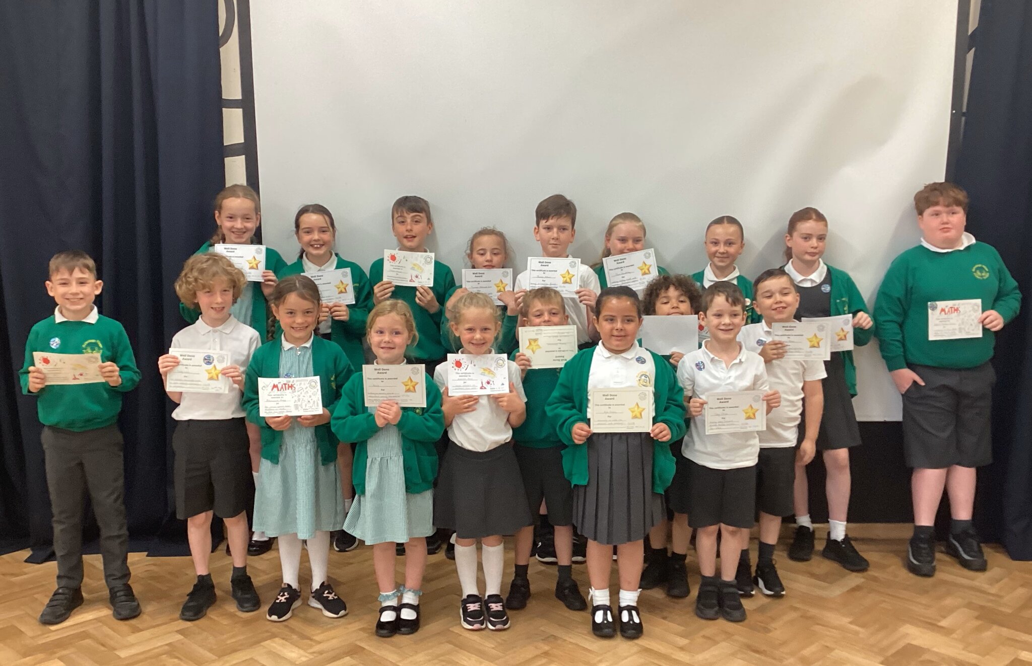 Image of Well Done Certificate Winners
